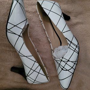 Brand New Never Worn Geometric Pumps (In Box)